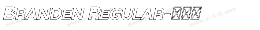 Branden Regular字体转换